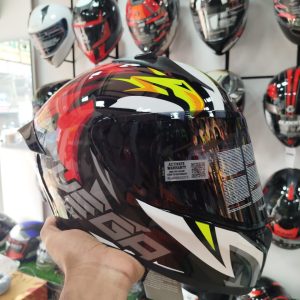 Vega Helmet  BOLT Decor 1 - red/yellow